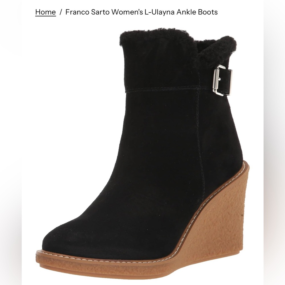 Franco Sarto Women's L-Ulayna Ankle Boots size 10 NWOB